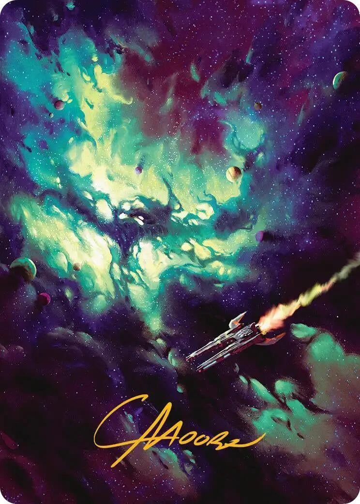 Image for Blinkmoth Nexus Art Card (Gold-Stamped Signature) (42) (Art Series: Edge of Eternities) - Magic: The Gathering