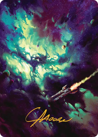 Image for Blinkmoth Nexus Art Card (Gold-Stamped Signature) (42) (Art Series: Edge of Eternities) - Magic: The Gathering