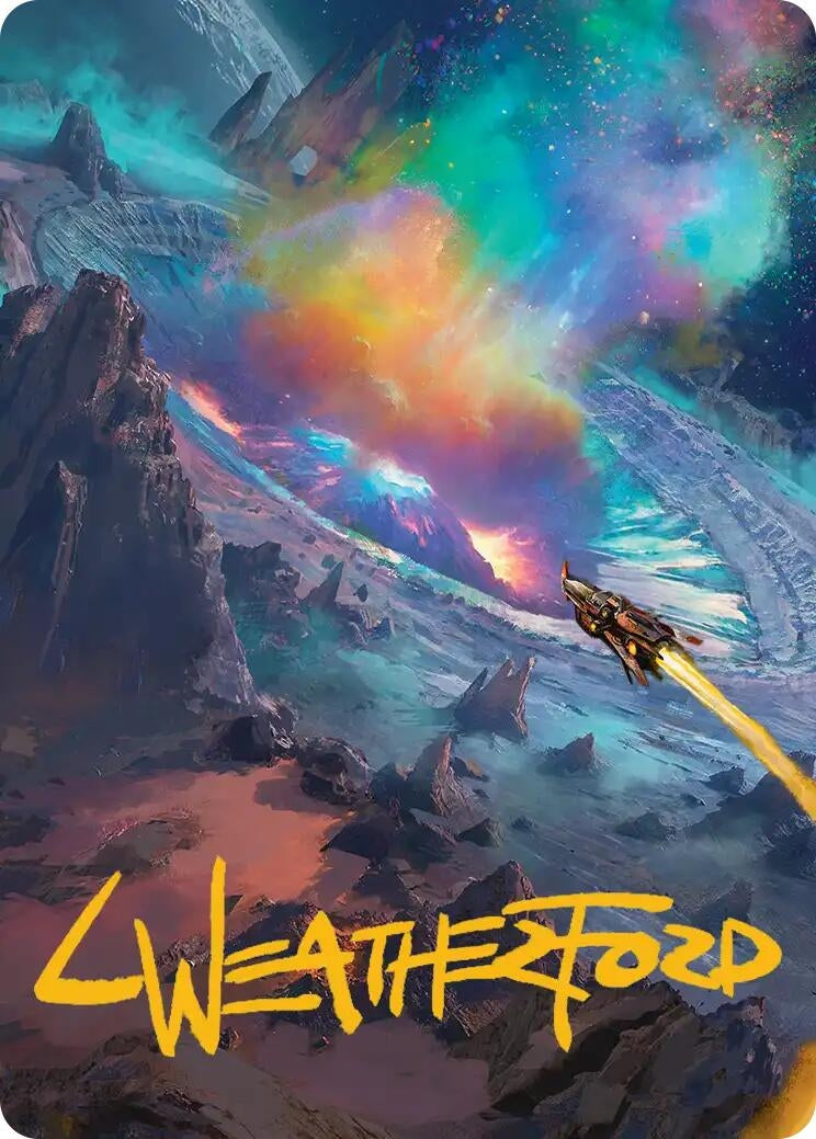 Image for Meteor Crater Art Card (Gold-Stamped Signature) (45) - Magic: The Gathering