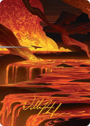 Image for Blast Zone Art Card (Gold-Stamped Signature) (48) (Art Series: Edge of Eternities) - Magic: The Gathering