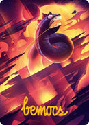 Image for Bonders' Enclave Art Card (Gold-Stamped Signature) (49) (Art Series: Edge of Eternities) - Magic: The Gathering