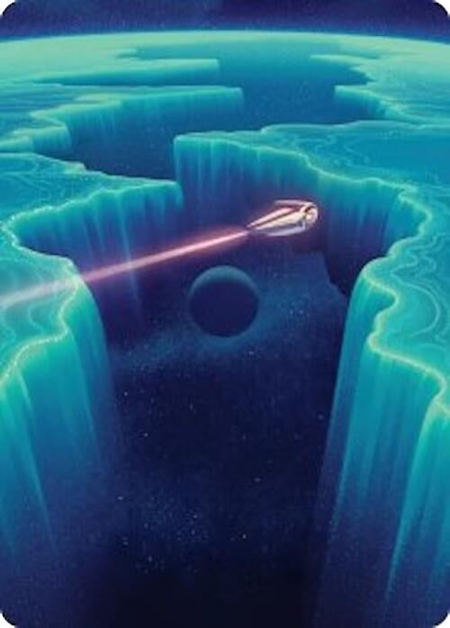 Image for Cascading Cataracts Art Card (50/54) (50) (Art Series: Edge of Eternities) - Magic: The Gathering