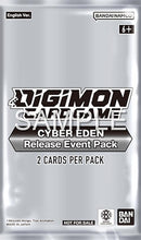 Image for Cyber Eden Release Event Pack - Digimon Card Game