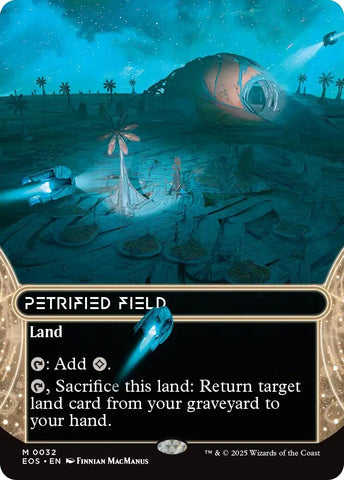 Image for Petrified Field (0032) (Borderless) (32) (Edge of Eternities: Stellar Sights) - Magic: The Gathering