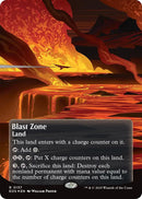 Image for Blast Zone (0137) (Borderless) (Fracture Foil) (137) (Edge of Eternities: Stellar Sights) - Magic: The Gathering