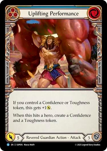 Image for Uplifting Performance (SUP016) - Flesh and Blood TCG