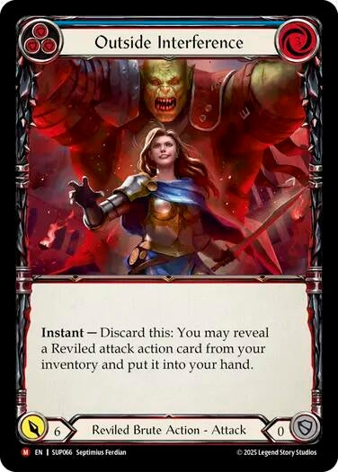 Image for Outside Interference (SUP066) - Flesh and Blood TCG