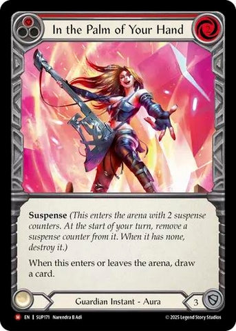 Image for In the Palm of Your Hand (SUP171) - Flesh and Blood TCG