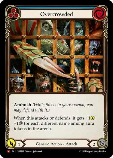 Image for Overcrowded (SUP216) - Flesh and Blood TCG