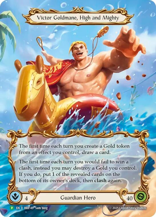 Image for Victor Goldmane, High and Mighty - HER145 (HER145) - Flesh and Blood TCG