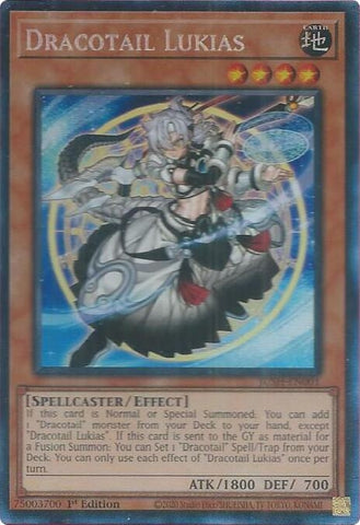 Image for Dracotail Lukias (CR) (JUSH-EN001) (Justice Hunters) - YuGiOh