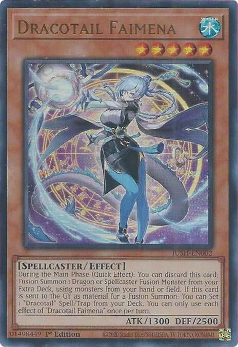 Image for Dracotail Faimena (JUSH-EN002) (Justice Hunters) - YuGiOh