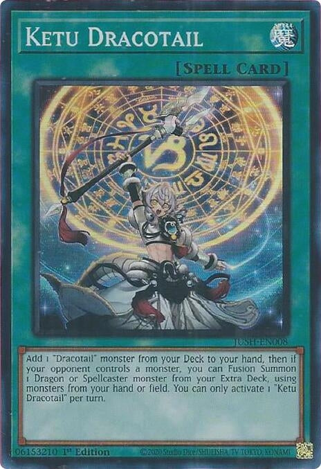 Image for Ketu Dracotail (JUSH-EN008) (Justice Hunters) - YuGiOh