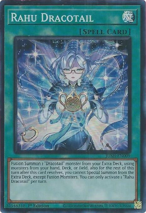 Image for Rahu Dracotail (JUSH-EN009) (Justice Hunters) - YuGiOh
