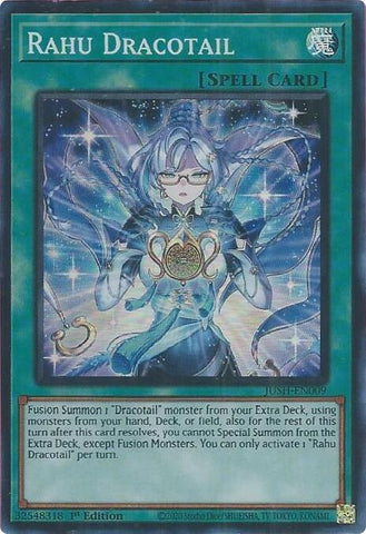 Image for Rahu Dracotail (JUSH-EN009) (Justice Hunters) - YuGiOh