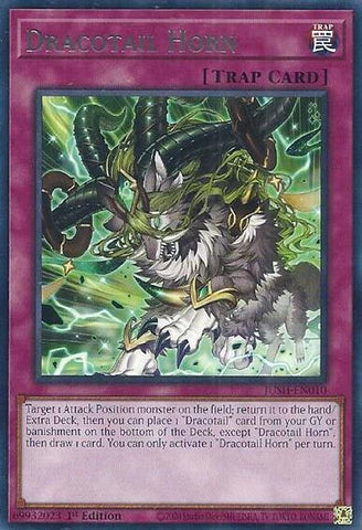 Image for Dracotail Horn (JUSH-EN010) (Justice Hunters) - YuGiOh