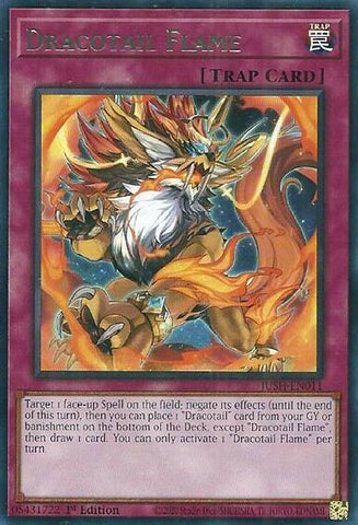 Image for Dracotail Flame (JUSH-EN011) (Justice Hunters) - YuGiOh
