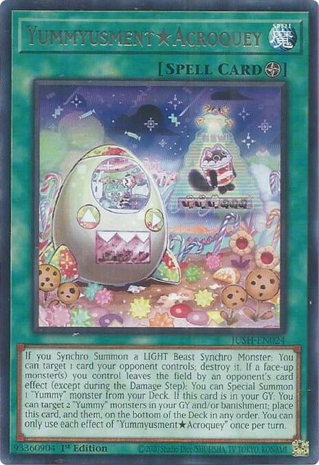 Image for YummyusmentAcroquey (JUSH-EN024) (Justice Hunters) - YuGiOh