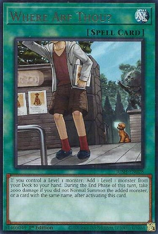 Image for Where Arf Thou? (JUSH-EN028) (Justice Hunters) - YuGiOh