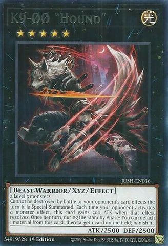 Image for K9-00 "Hound" (JUSH-EN036) (Justice Hunters) - YuGiOh