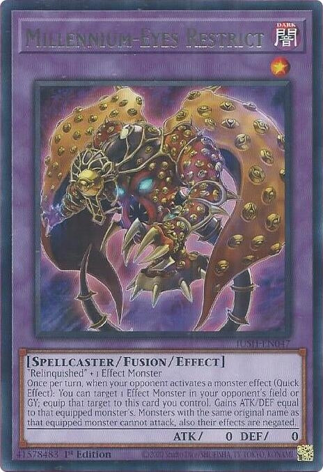Image for Millennium-Eyes Restrict (JUSH-EN047) (Justice Hunters) - YuGiOh