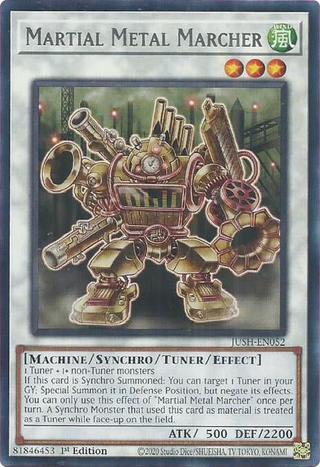 Image for Martial Metal Marcher (JUSH-EN052) (Justice Hunters) - YuGiOh