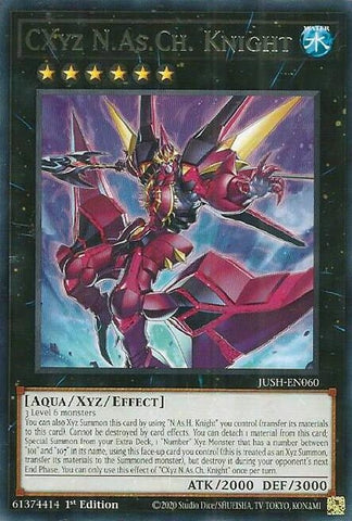 Image for CXyz N.As.Ch. Knight (JUSH-EN060) (Justice Hunters) - YuGiOh