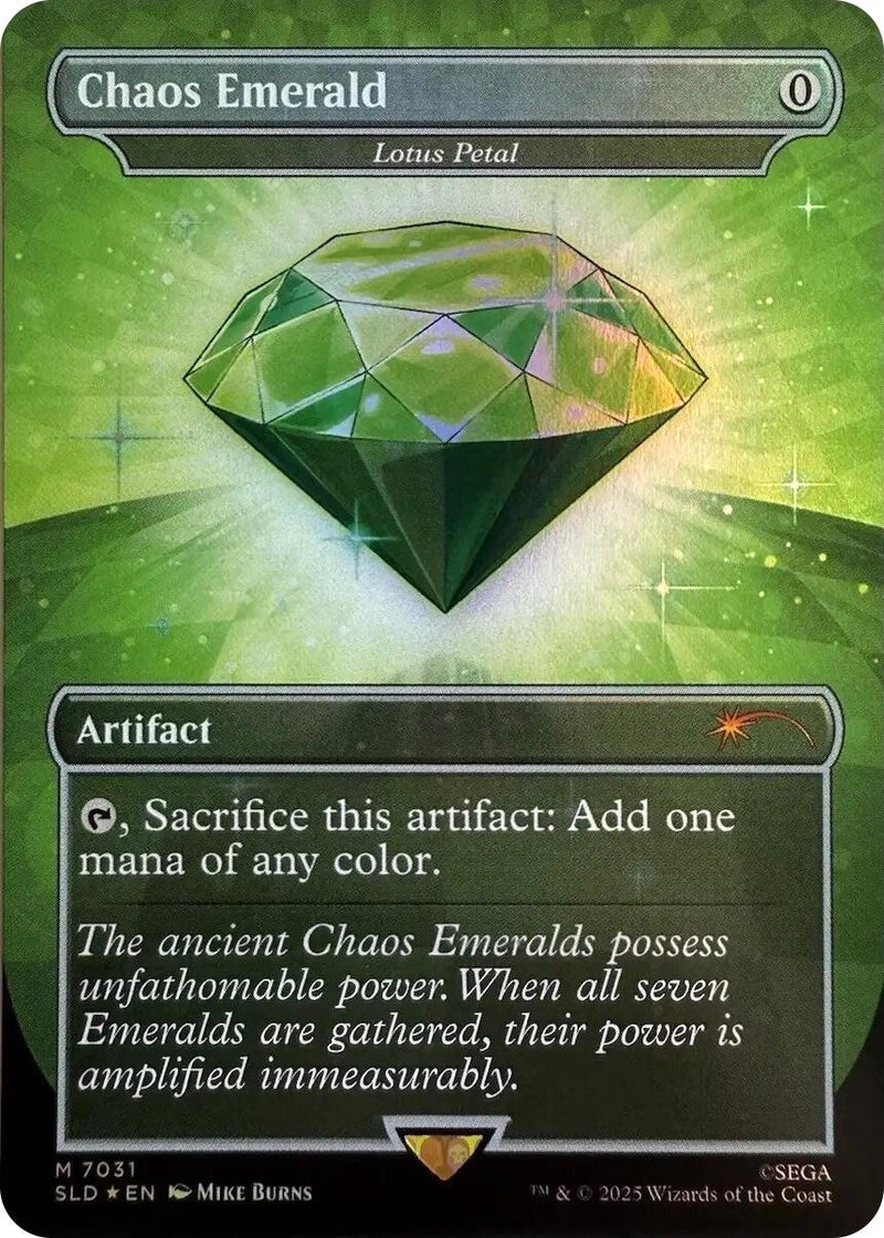 Image for Chaos Emerald - Lotus Petal (7031) (7031) (Secret Lair Drop Series) - Magic: The Gathering