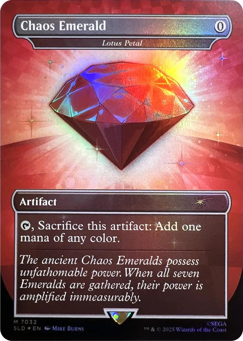 Image for Chaos Emerald - Lotus Petal (7032) (7032) (Secret Lair Drop Series) - Magic: The Gathering