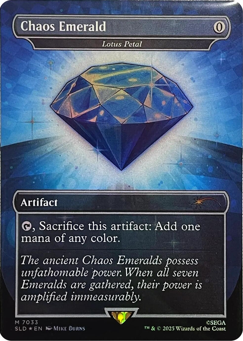 Image for Chaos Emerald - Lotus Petal (7033) (7033) (Secret Lair Drop Series) - Magic: The Gathering