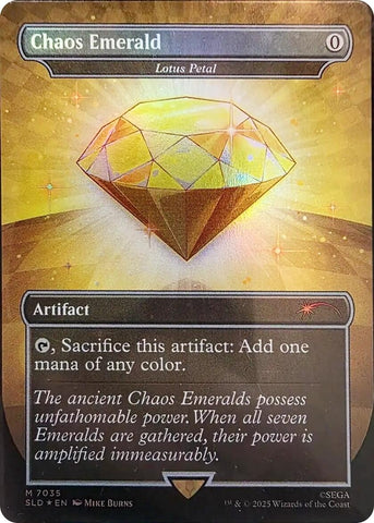 Image for Chaos Emerald - Lotus Petal (7035) (7035) (Secret Lair Drop Series) - Magic: The Gathering