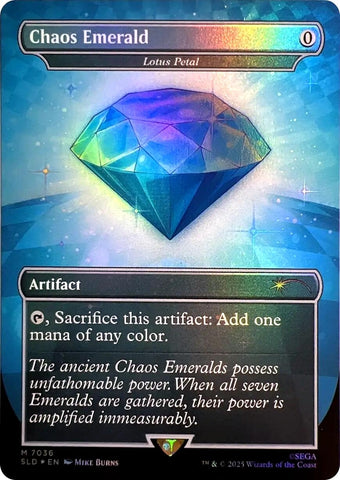 Image for Chaos Emerald - Lotus Petal (7036) (7036) (Secret Lair Drop Series) - Magic: The Gathering