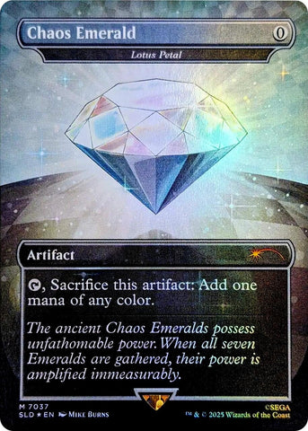 Image for Chaos Emerald - Lotus Petal (7037) (7037) (Secret Lair Drop Series) - Magic: The Gathering
