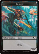 Image for Insect // Elemental (0008) Double-Sided Token (4 // 8) - Magic: The Gathering