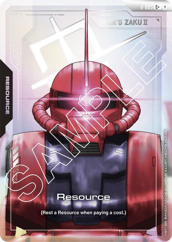 Image for Resource (R-005) (C+) (R-005) (Newtype Rising) - Gundam Card Game