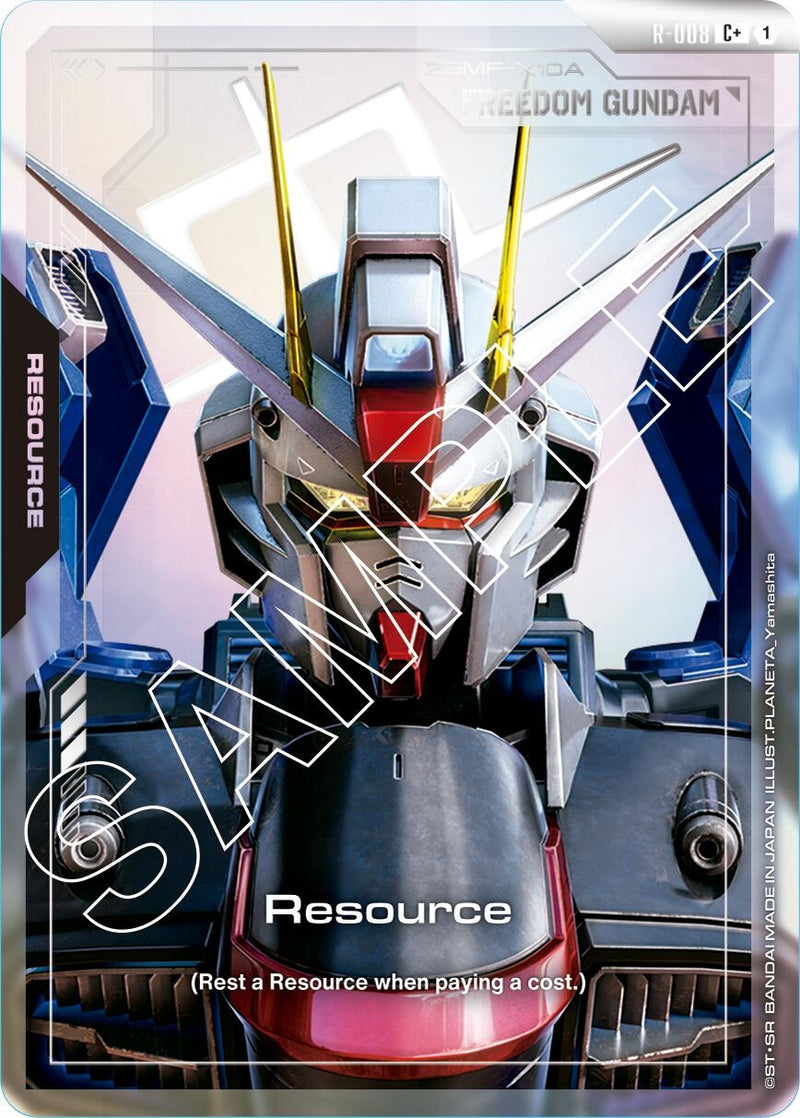 Image for Resource (R-008) (C+) (R-008) (Newtype Rising) - Gundam Card Game