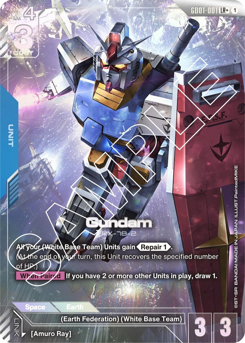 Image for Gundam (GD01-001) (LR+) (GD01-001) (Newtype Rising) - Gundam Card Game