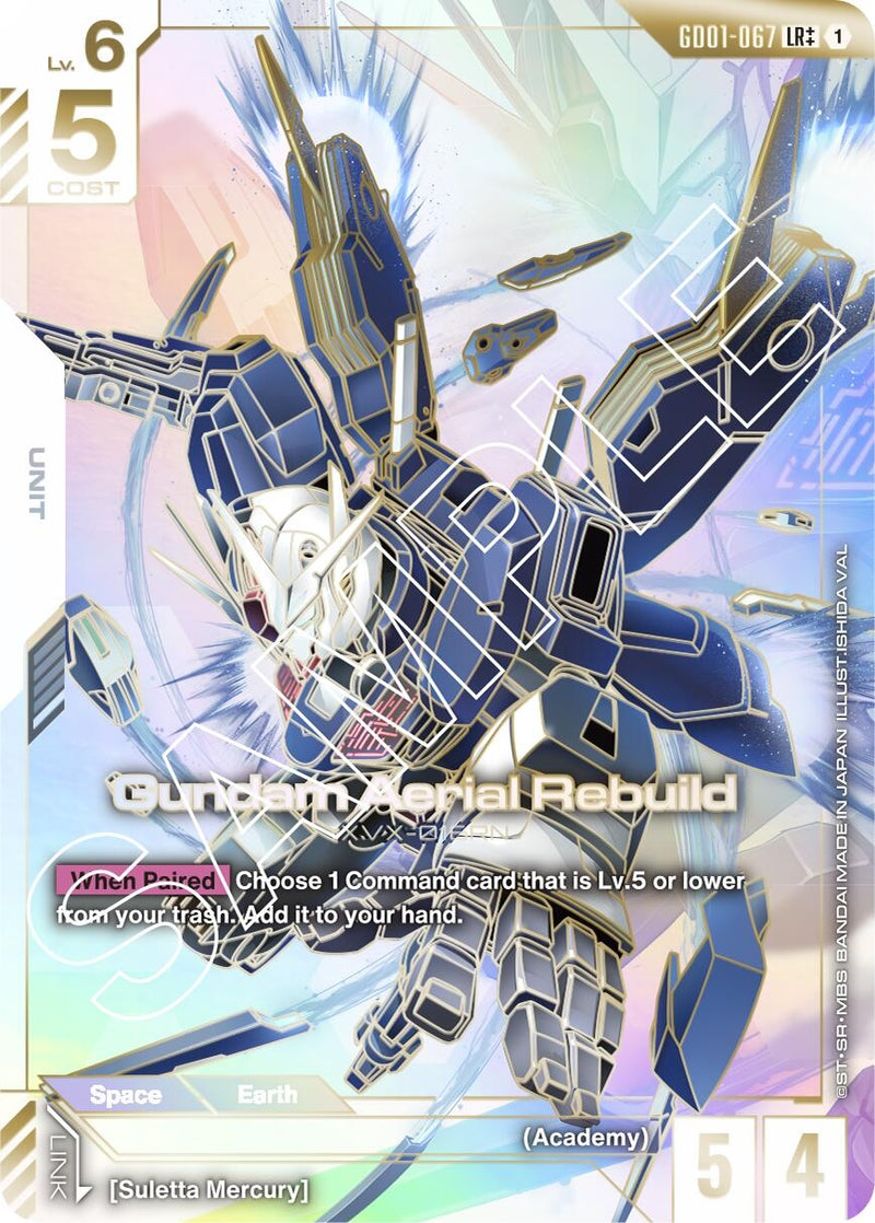 Image for Gundam Aerial Rebuild (LR++) (GD01-067) (Newtype Rising) - Gundam Card Game