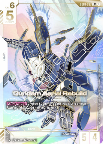 Image for Gundam Aerial Rebuild (LR++) (GD01-067) (Newtype Rising) - Gundam Card Game
