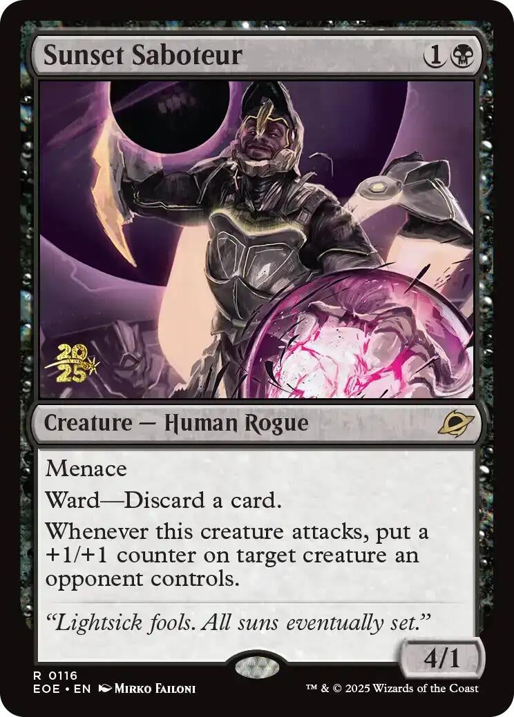 Image for Sunset Saboteur (116) - Magic: The Gathering