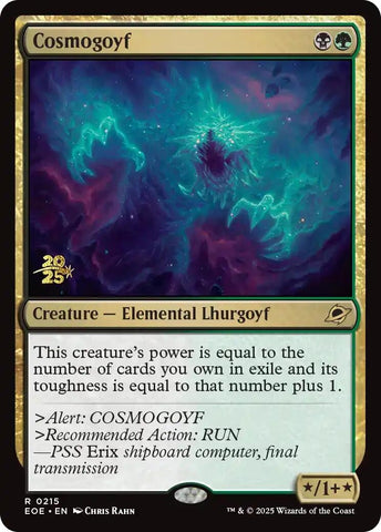 Image for Cosmogoyf (215) (Prerelease Cards) - Magic: The Gathering