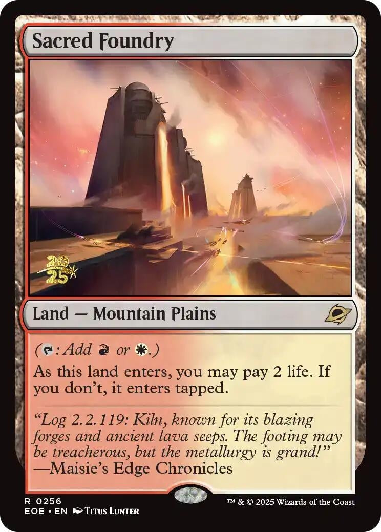 Image for Sacred Foundry (256) - Magic: The Gathering