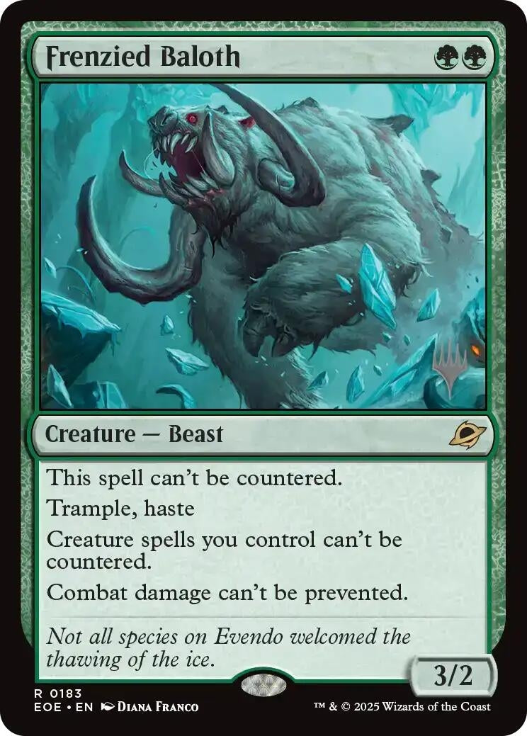 Frenzied Baloth (183) (Promo Pack: Edge of Eternities)