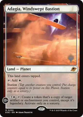 Image for Adagia, Windswept Bastion (250) (Promo Pack: Edge of Eternities) - Magic: The Gathering