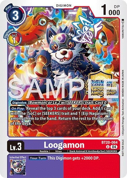 Image for Loogamon (Regionals 25-26 Season 2) (BT20-064 U) - Digimon Card Game