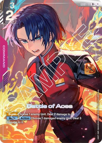 Image for Battle of Aces (R+) (GD01-111) (Newtype Rising) - Gundam Card Game