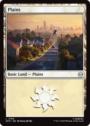 Image for Plains (0194) (194) (Marvel's Spider-Man) - Magic: The Gathering
