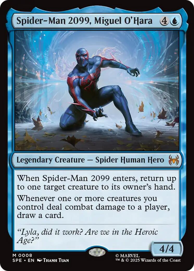 Image for Spider-Man 2099, Miguel O'Hara (8) (Marvel's Spider-Man: Eternal-Legal) - Magic: The Gathering