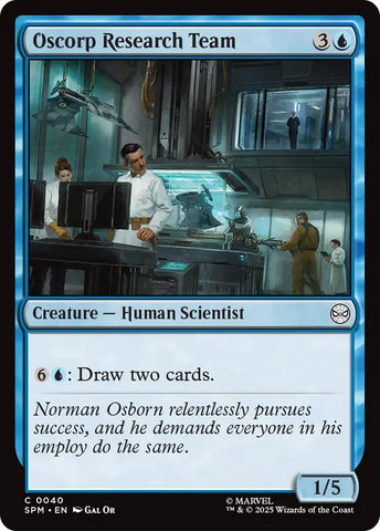 Image for Oscorp Research Team (40) (Marvel's Spider-Man) - Magic: The Gathering