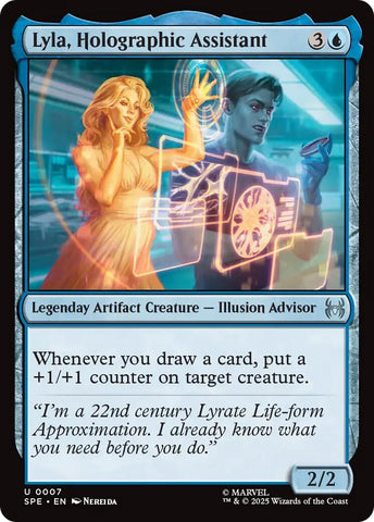 Image for Lyla, Holographic Assistant (7) (Marvel's Spider-Man: Eternal-Legal) - Magic: The Gathering